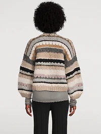 Crochet Bomber Cardigan