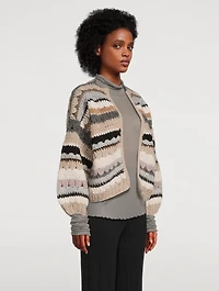 Crochet Bomber Cardigan
