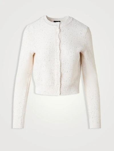 Micro-Sequined Cardigan