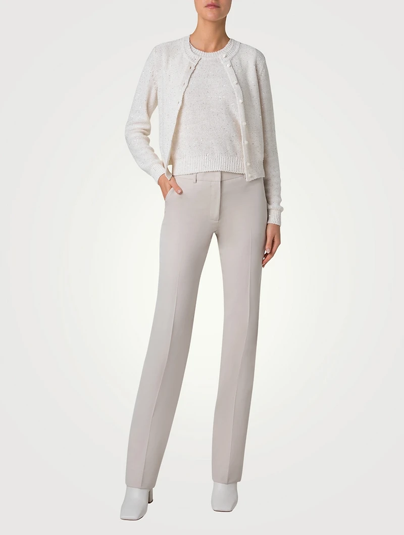 Micro-Sequined Cardigan