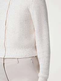 Micro-Sequined Cardigan