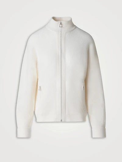 Cashmere Zip Cardigan