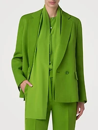 William Shantung Boyfriend Jacket