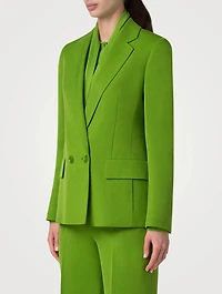 William Shantung Boyfriend Jacket