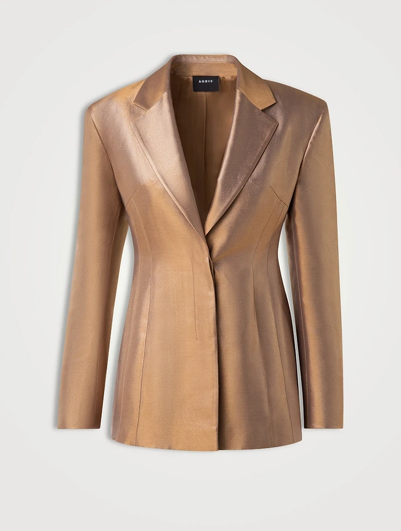 Walker Metallic Satin Jacket
