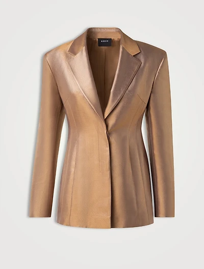 Walker Metallic Satin Jacket