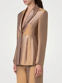 Walker Metallic Satin Jacket