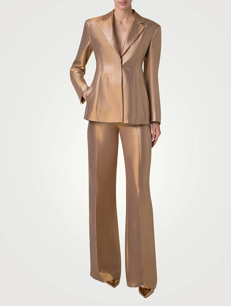Walker Metallic Satin Jacket