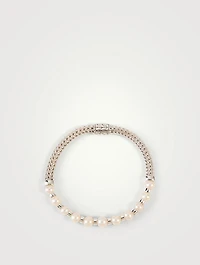 JH Essentials Sterling Silver Pearl Bracelet