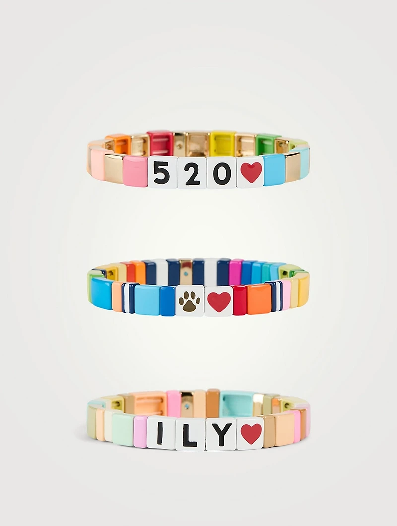 ILY Rainbow Bracelet