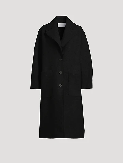 Boiled Wool Coat