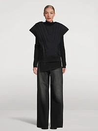 Moose Knuckles x Luar Nylon Down Bomber Jacket