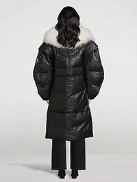 Moose Knuckles x Luar Leather Down Parka