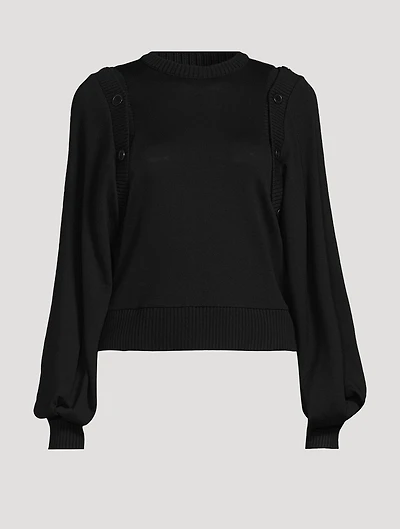 Convertible Wool Sweater