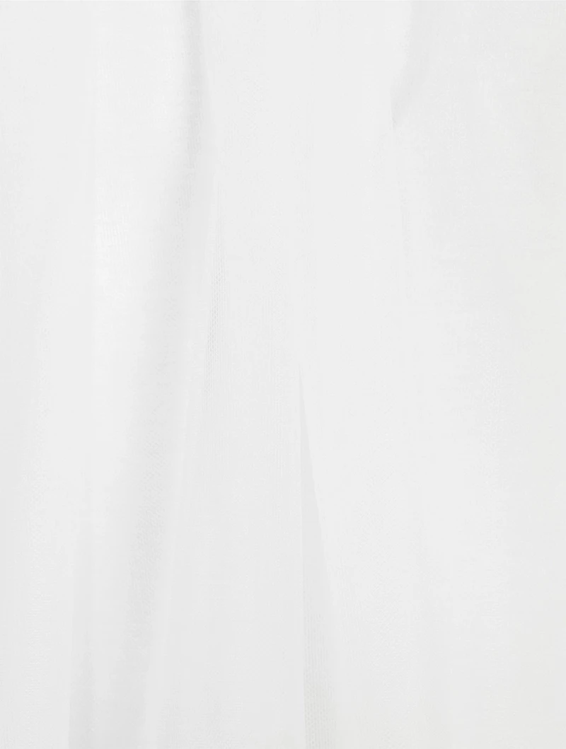 Tulle Overlay T-Shirt