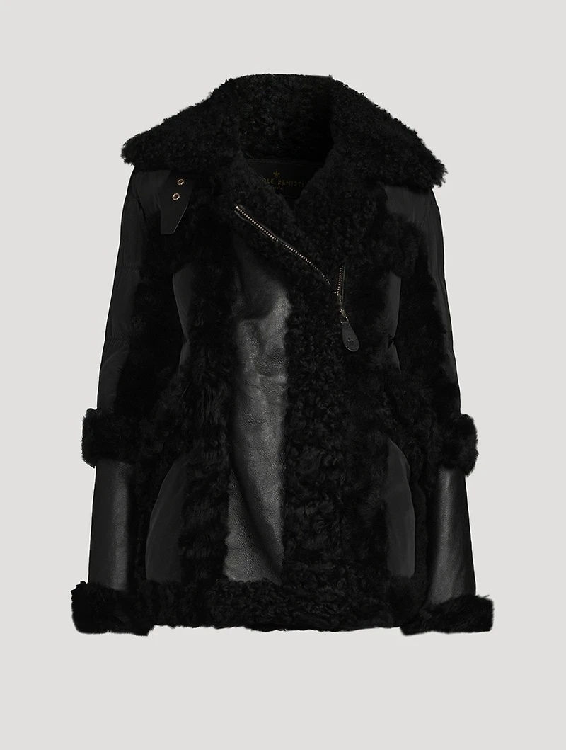 Garnier Shearling-Trimmed Down Jacket