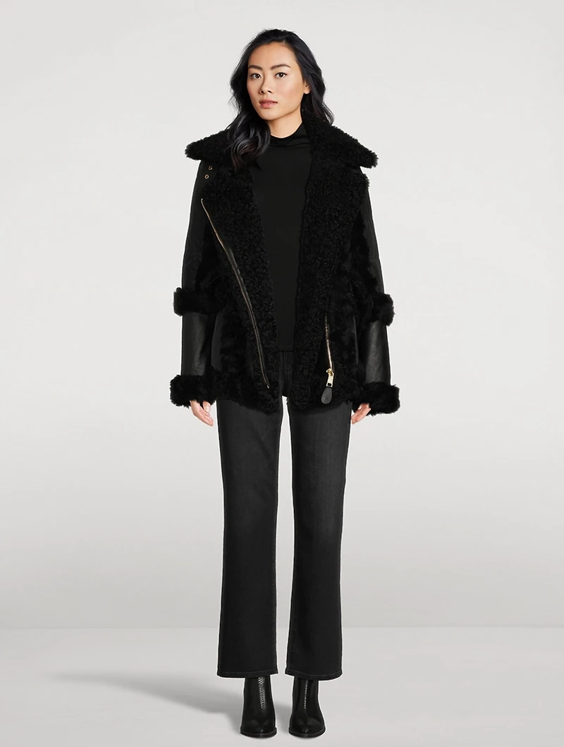 Garnier Shearling-Trimmed Down Jacket