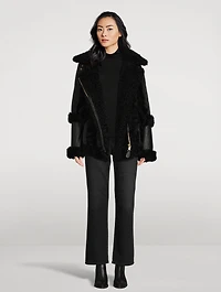 Garnier Shearling-Trimmed Down Jacket