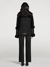 Garnier Shearling-Trimmed Down Jacket