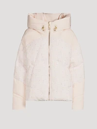 Matignon Confetti Tweed Down Jacket