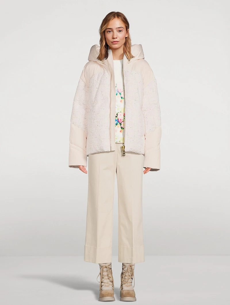 Matignon Confetti Tweed Down Jacket