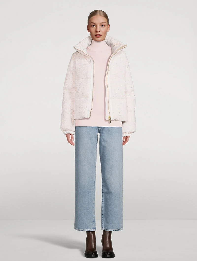 Kensington Confetti Tweed Down Jacket