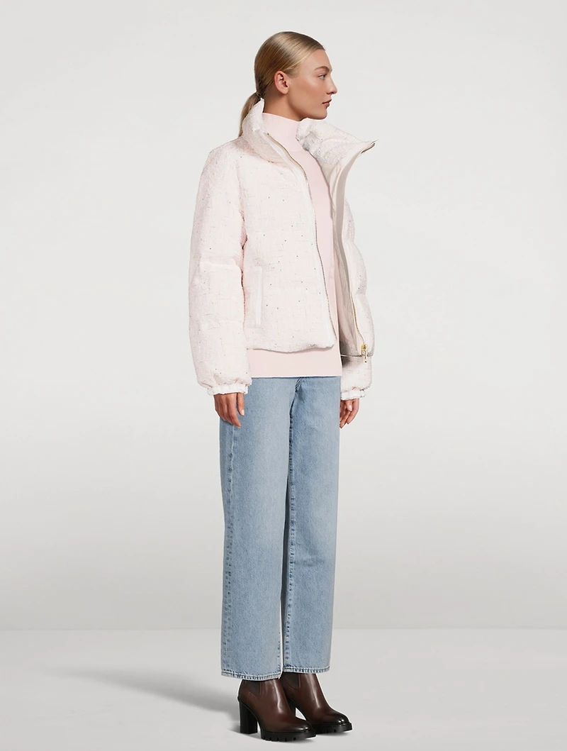 Kensington Confetti Tweed Down Jacket