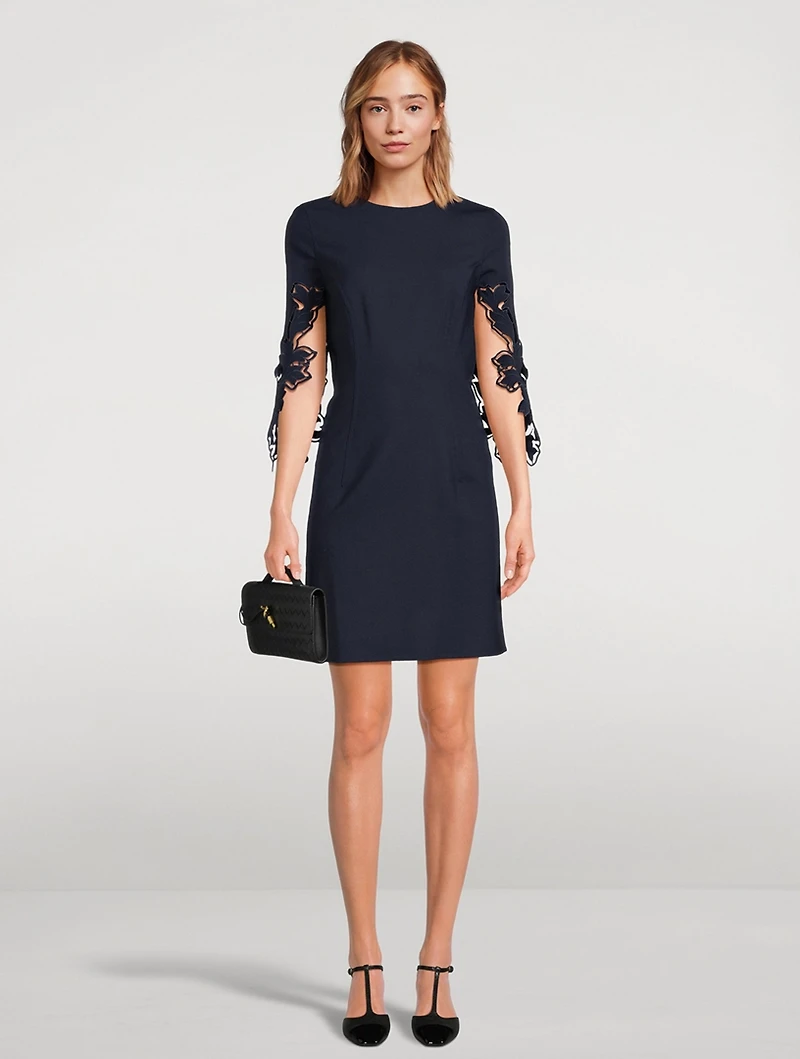 Peony Lace Mini Dress