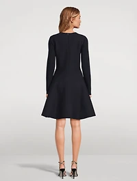 Chrysanthemum Jacquard Dress