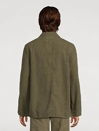 Double-Breasted Organic Cotton Jacket