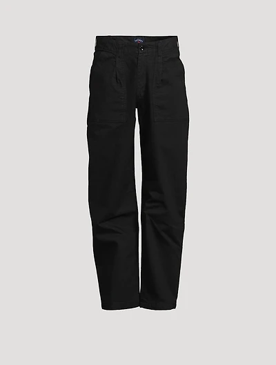 Pleated Fatigue Pants