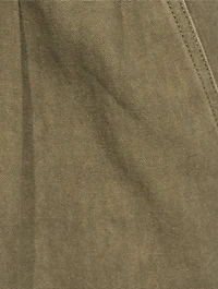 Double-Pleated Relaxed Pants