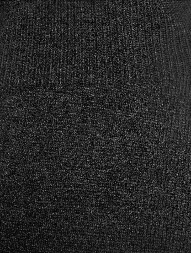 High-Low Turtleneck Sweater