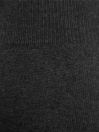 High-Low Turtleneck Sweater