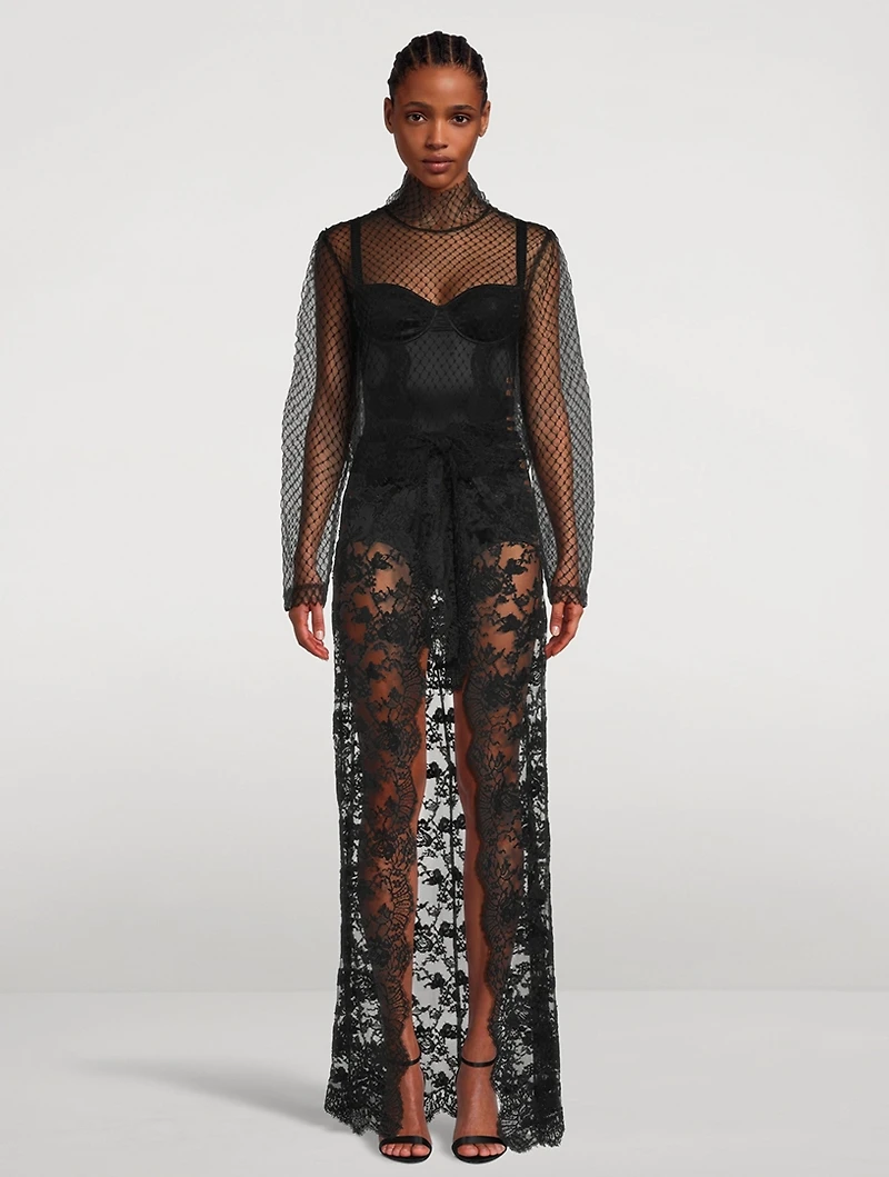 Chantilly Lace Maxi Skirt