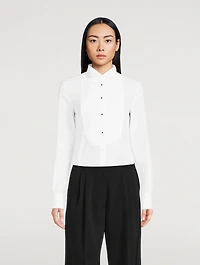 Poplin Tuxedo Shirt