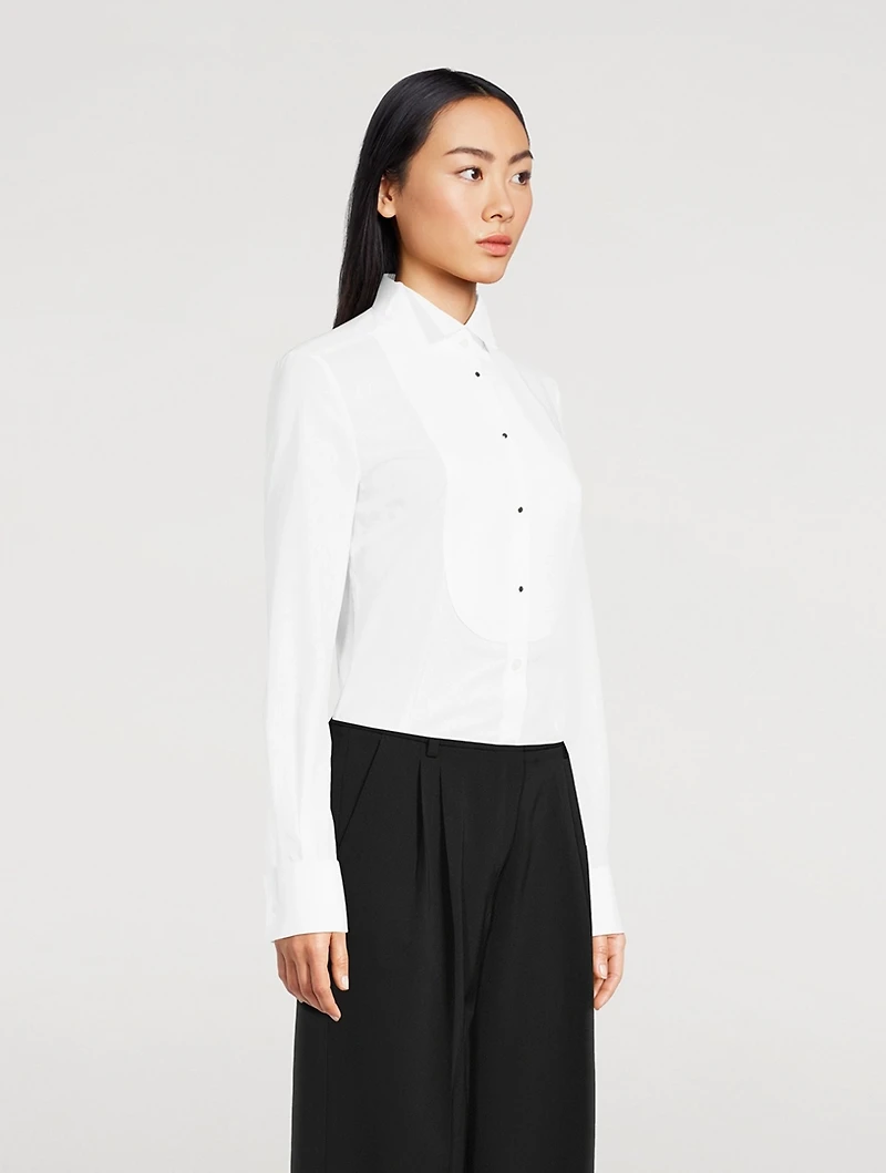 Poplin Tuxedo Shirt