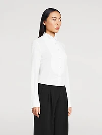 Poplin Tuxedo Shirt
