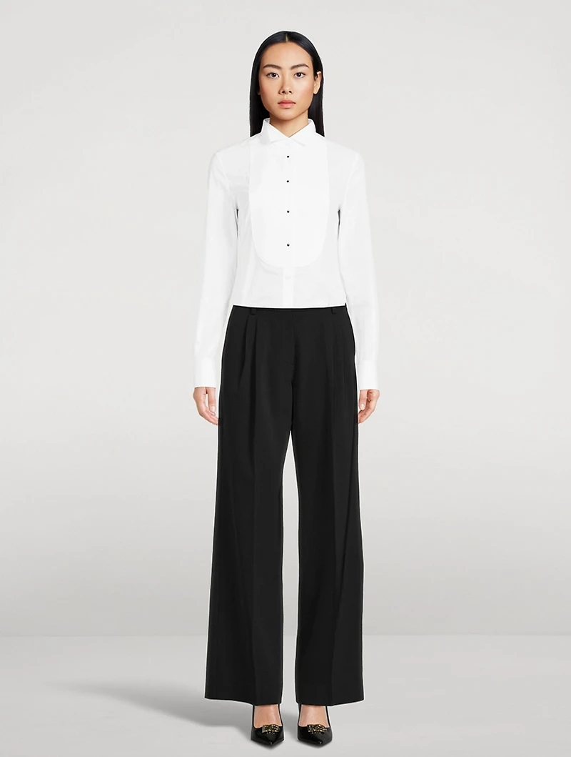 Poplin Tuxedo Shirt