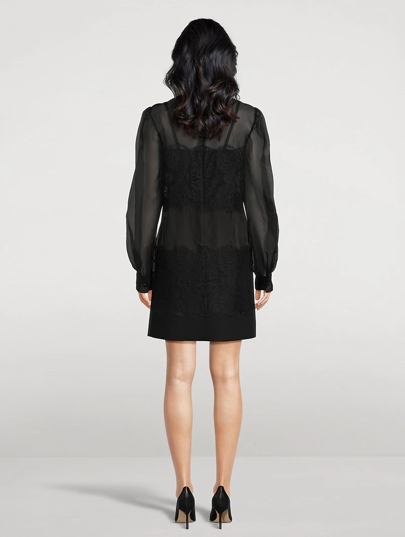 Organza Mini Dress