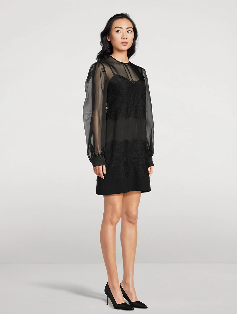 Organza Mini Dress