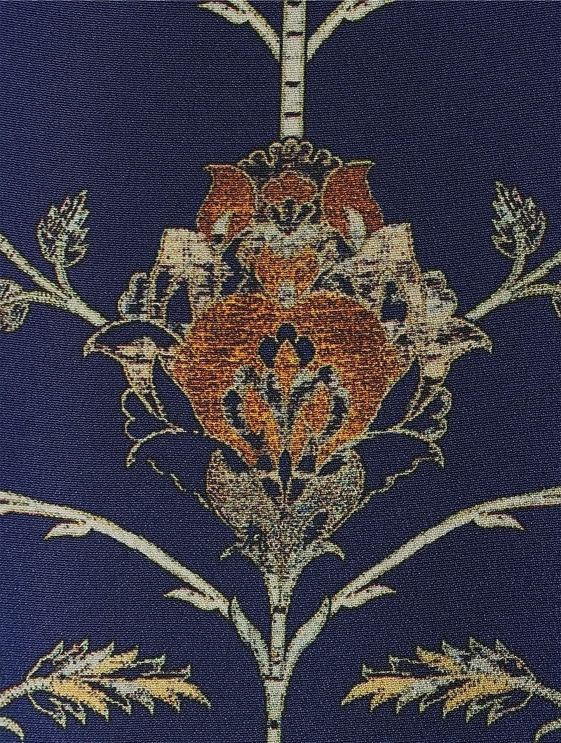 Silk Tunic Persian Blossom Print