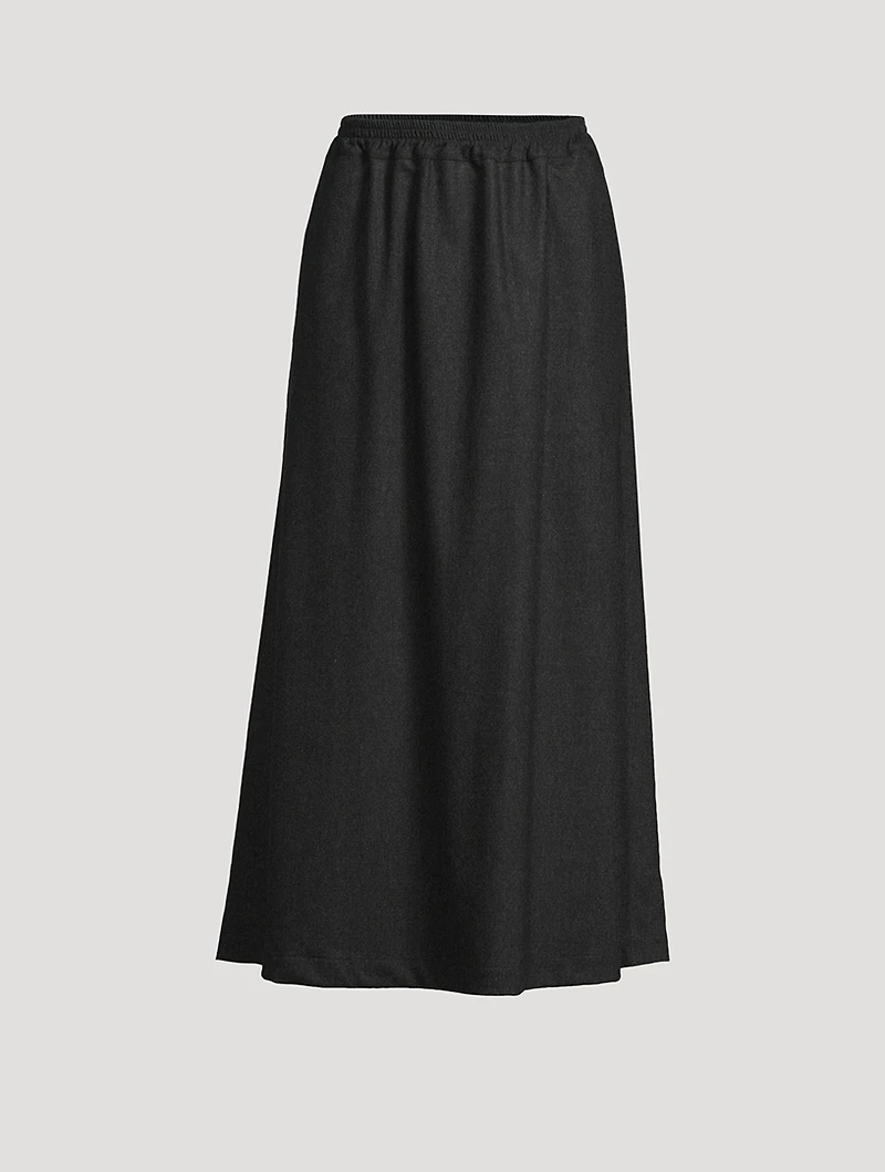 A-Line Midi Skirt