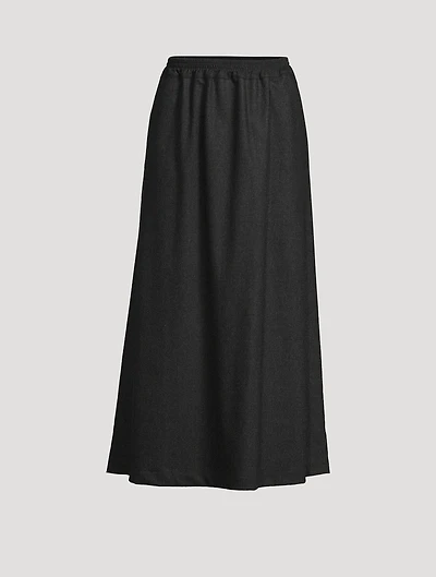 A-Line Midi Skirt