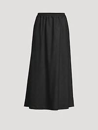 A-Line Midi Skirt