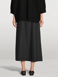 A-Line Midi Skirt