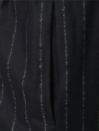 Wide-Leg Trousers Pinstripe Print
