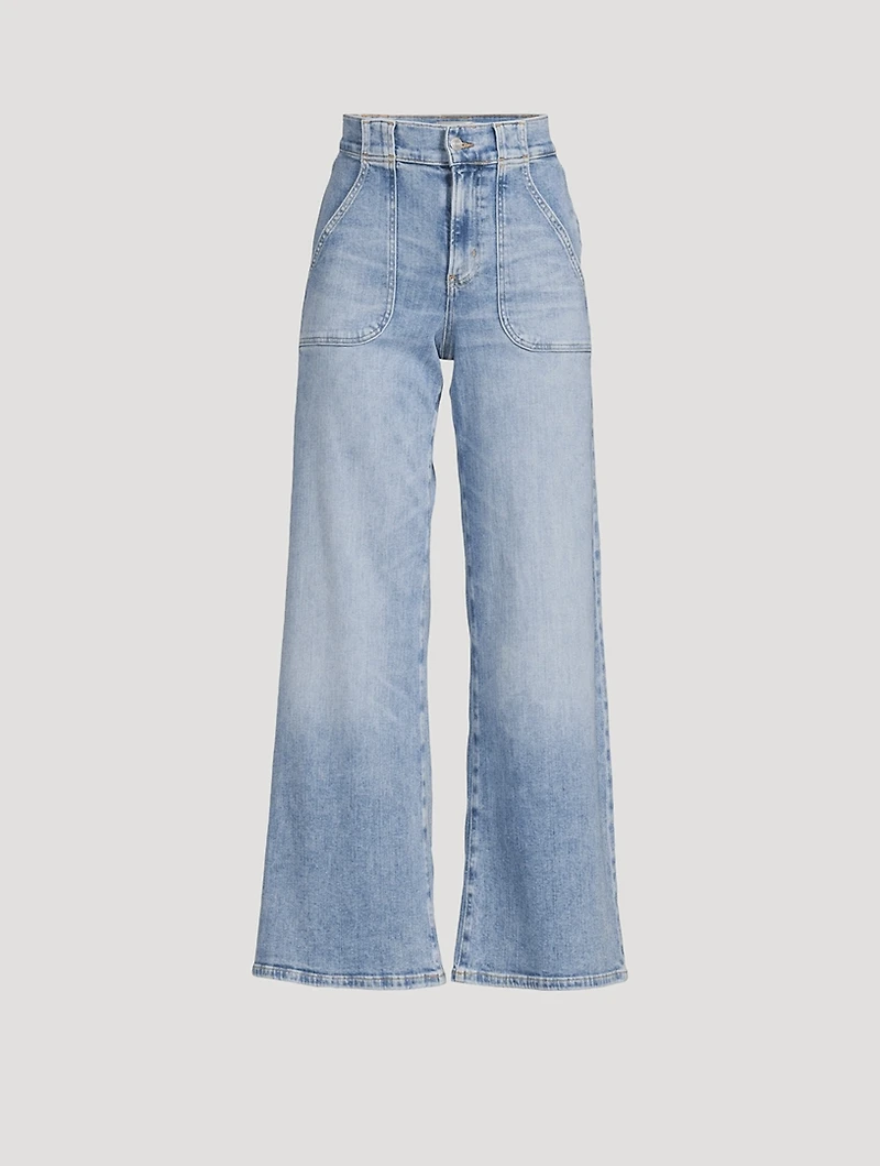 Modern Pocket Wide-Leg Jeans
