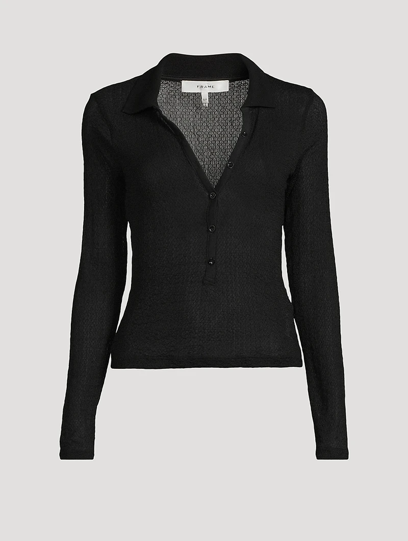 Mesh Polo Shirt