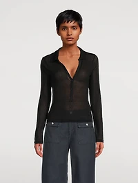 Mesh Polo Shirt